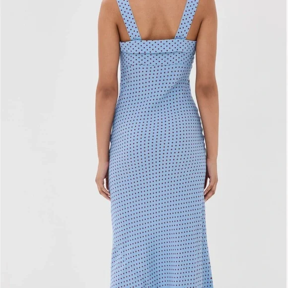 Blue Polka Dot Dress - Picture 2 of 3
